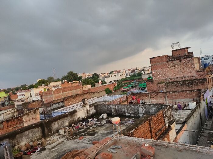 No Tall Buildings. A Very Small City I Live. Faizabad, Uttar Pradesh, India