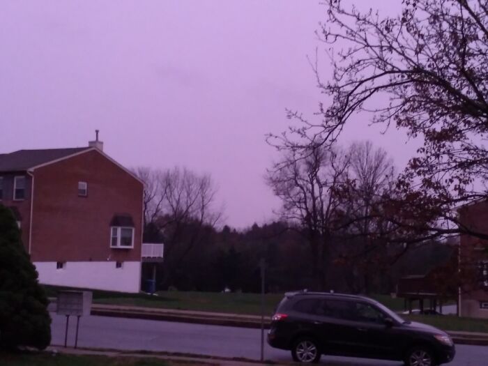 The Sky Was Purple That Day