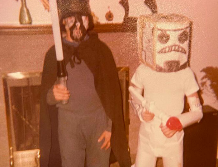 In 1977, My Friend And I Made Our Own Homemade Star Wars Costumes For Halloween