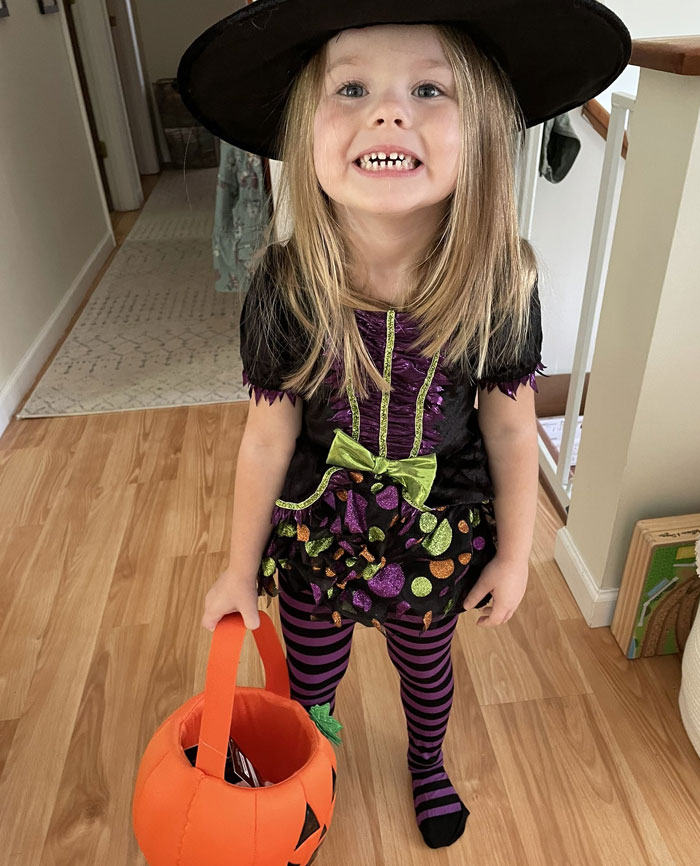 She Woke Up Demanding To Wear Her Halloween Costume