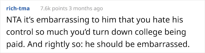 Father Embarrassed After His Kid “Announces” To The Whole Family That They’ve Been Paying Their Own College Tuition Themselves Father Embarrassed After His Kid “Announces” To The Whole Family That They’ve Been Paying Their Own College Tuition Themselves