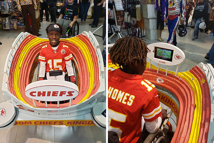 John's Arrowhead Patrick Mahomes' Wheelchair Costume Turned Out Incredible