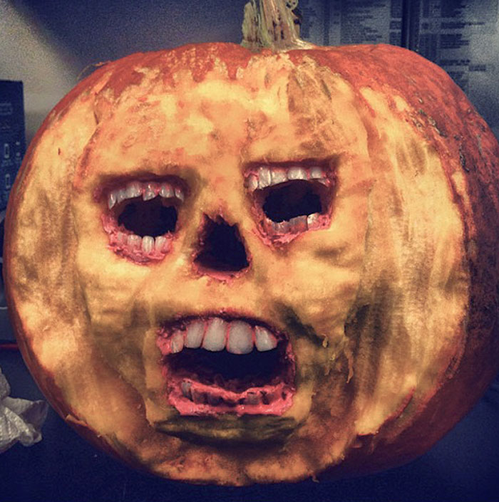 This Pumpkin Gave Me Nightmares Last Night And I Made The Damn Thing