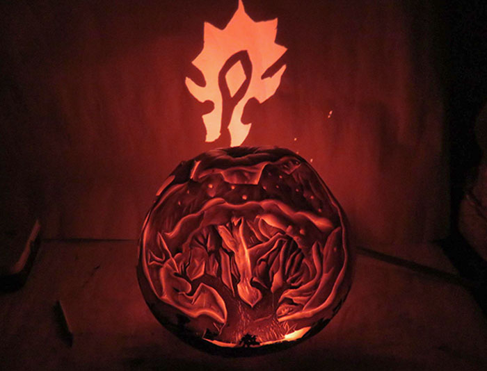 This Is My Entry To The 2018 Blizzard Pumpkin Contest, Not Quite How I Imagined But I'm Still Proud