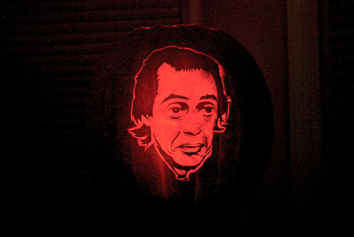 Found Some Candles. Here's My Steve Buscemi Pumpkin. Did I Capture His Eyes?