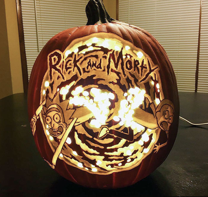 Is My Rick And Morty Pumpkin Worthy Of Your Praise?
