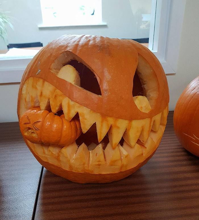 This Carved Pumpkin