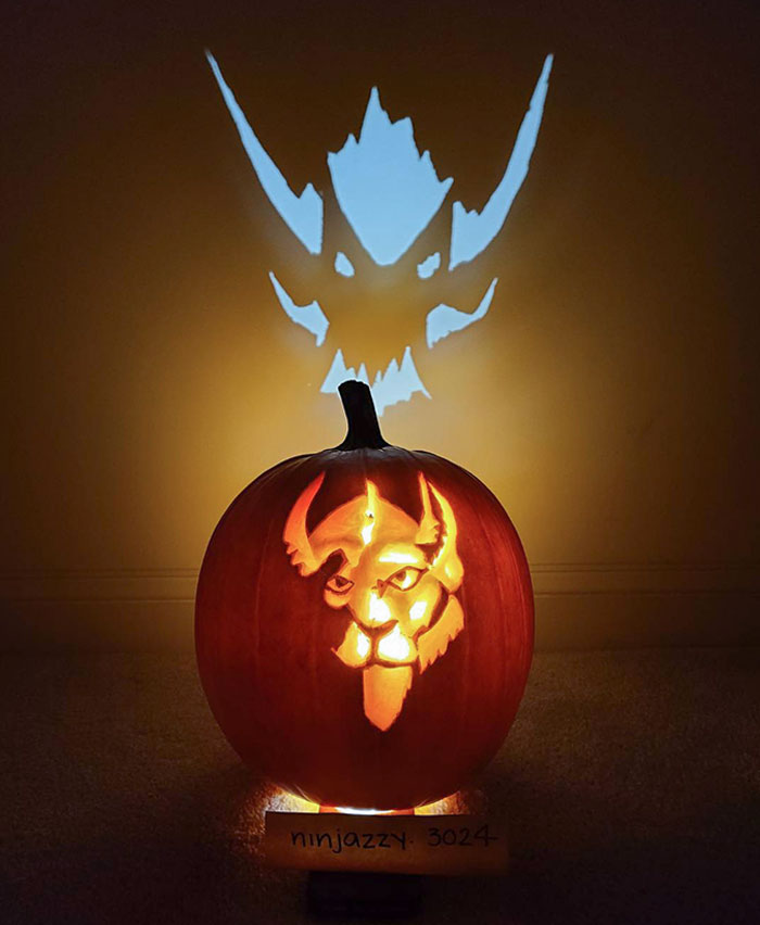 My Submission To The GW2 Pumpkin Carving Contest
