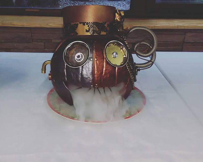 My Girlfriend Entered A Pumpkin Contest. Win Or Lose, I Say She Nailed It