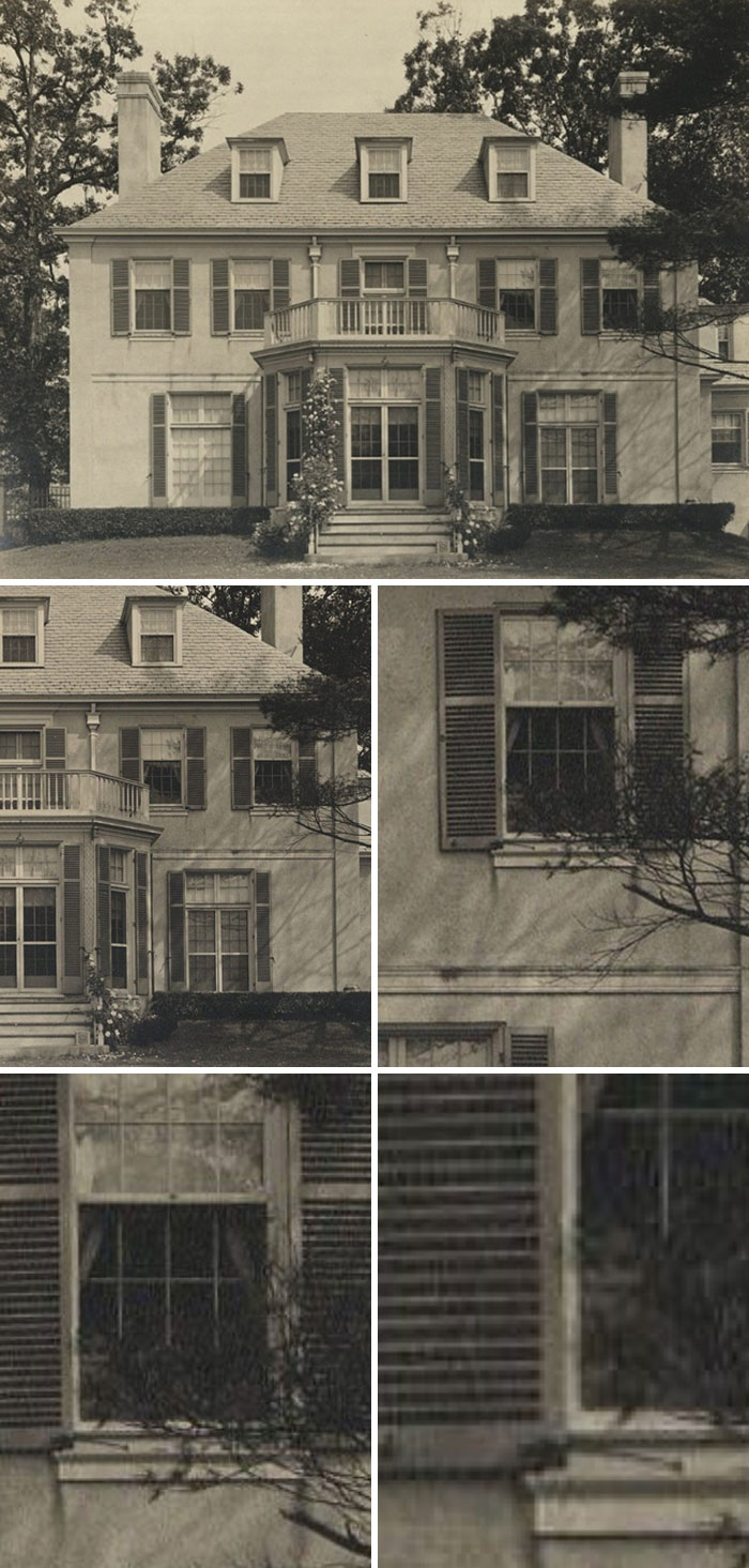 Found Some Old Photos Of The 100-Year-Old House That I Just Bought. Saw Something Creepy In One Of The Windows