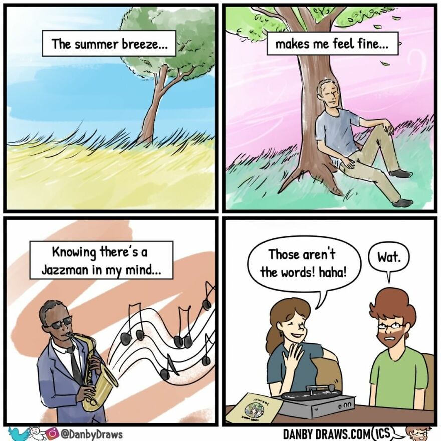 Artist Makes Random Comics That Promise To Color Your Day (59 Comics)