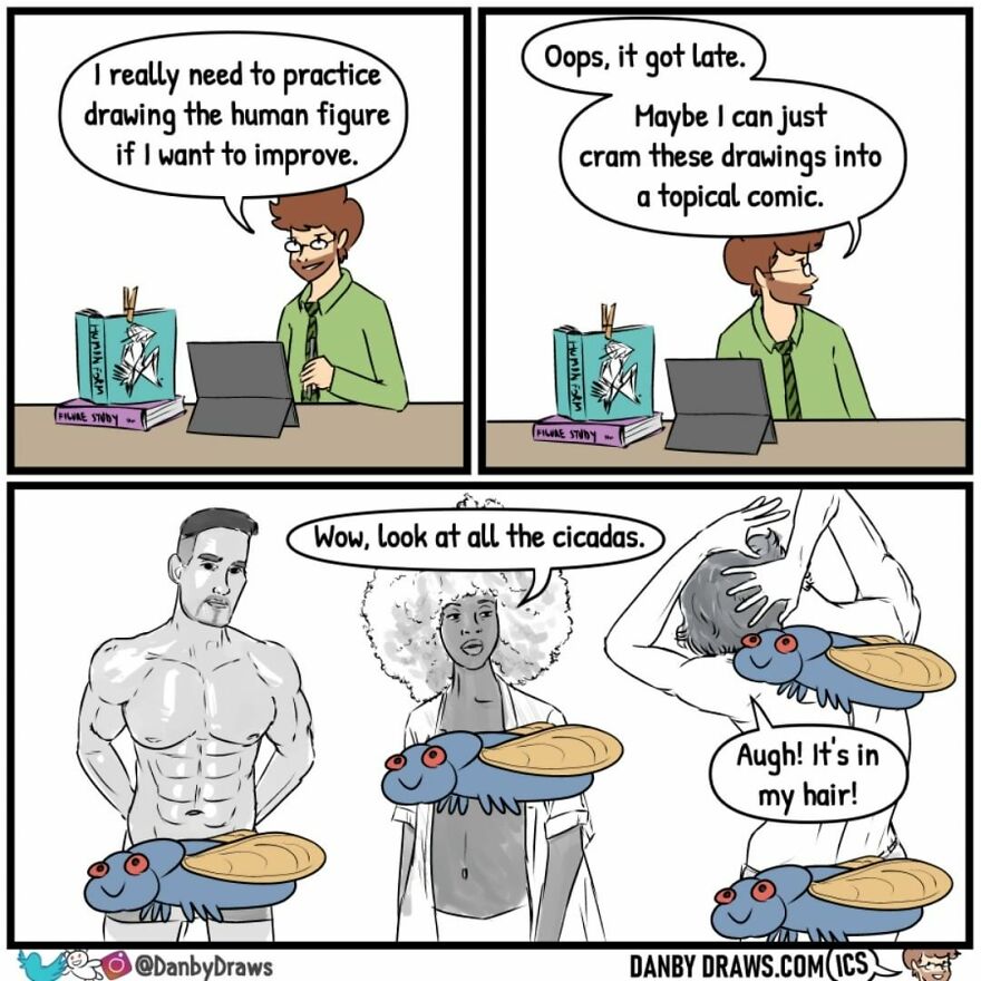 Artist Makes Random Comics That Promise To Color Your Day (59 Comics)