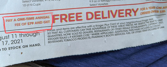 Is That Really Free Delivery?