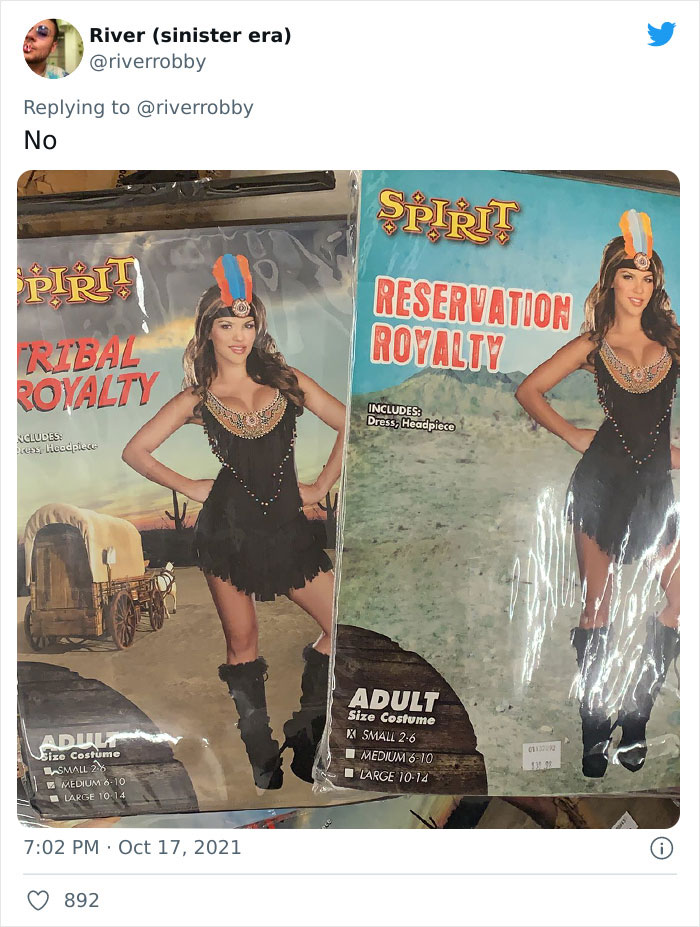 18 Racist Costumes That Spirit Halloween Decided To Get Rid Of, As Shared By An Employee On Twitter
