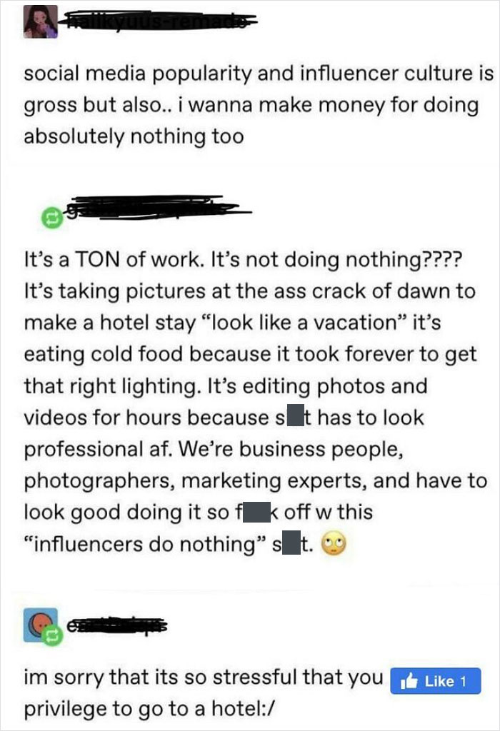 Influencer Gets Defensive Over Comment On ‘Making Money For Doing Nothing’, Gets Called Out For Entitlement