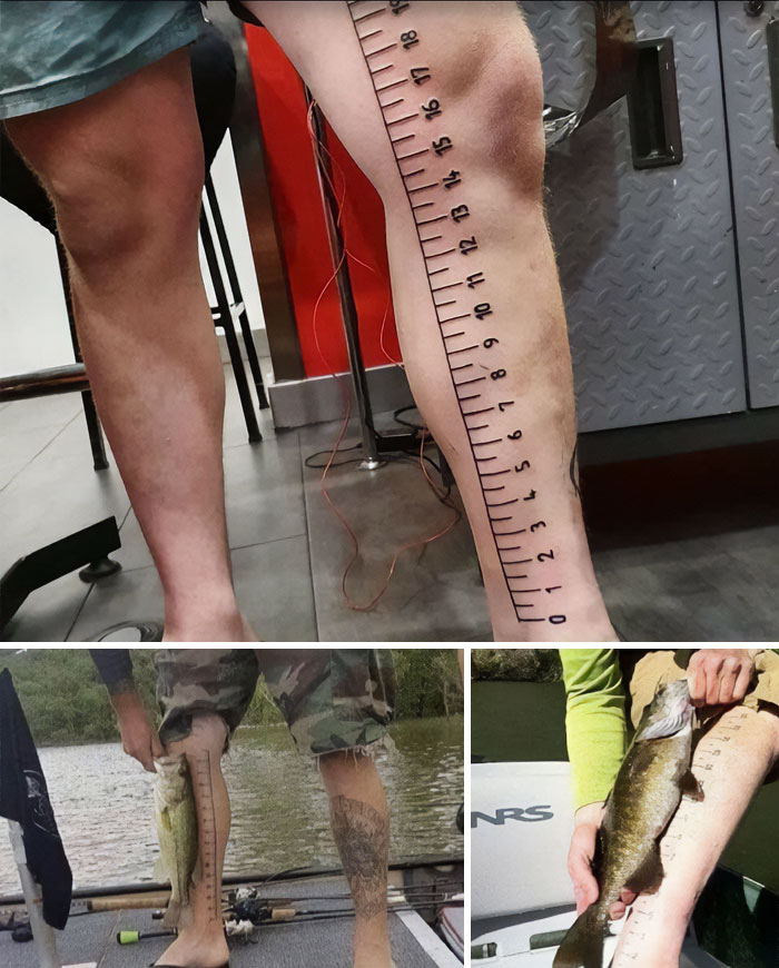 Teach A Man To Fish... Then Tattoo His Leg