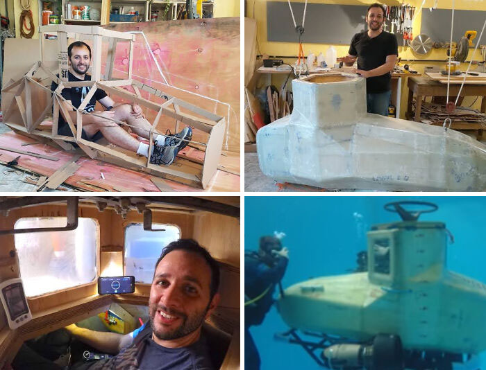 Este es Ibere Thenório: ¡Un youtuber brasileño que creó su propio submarino! 