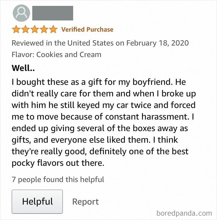 This Amazon Review For Cookies And Cream Pocky