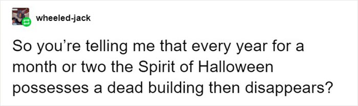 "You People Are Insane": People Online Are Surprised By Halloween Stores In The US That Are Only There For This Specific Period Of Time "You People Are Insane": People Online Are Surprised By Halloween Stores In The US That Are Only There For This Specific Period Of Time