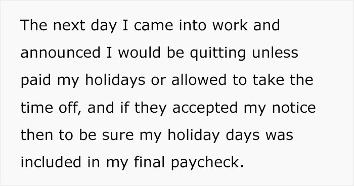 Company Doesn’t Allow Employee To Take Their Vacation But Refuses To Pay For Them Too, So The Employee Reads The Contract And Finds A Malicious Solution