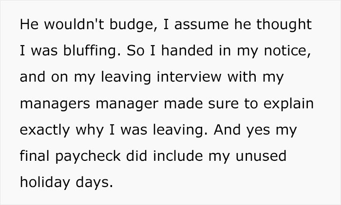 Company Doesn’t Allow Employee To Take Their Vacation But Refuses To Pay For Them Too, So The Employee Reads The Contract And Finds A Malicious Solution