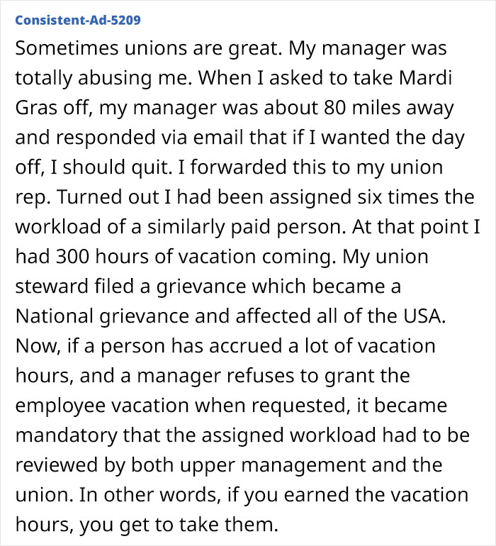 Company Doesn’t Allow Employee To Take Their Vacation But Refuses To Pay For Them Too, So The Employee Reads The Contract And Finds A Malicious Solution Company Doesn’t Allow Employee To Take Their Vacation But Refuses To Pay For Them Too, So The Employee Reads The Contract And Finds A Malicious Solution