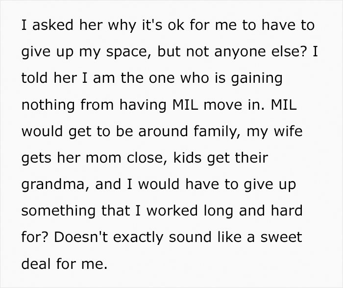 Wife Demands Husband Give Up His "Man Cave" So That Her Grieving Mother Could Move In With Them, He Refuses, Drama Ensues