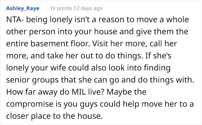 Wife Demands Husband Give Up His "Man Cave" So That Her Grieving Mother Could Move In With Them, He Refuses, Drama Ensues