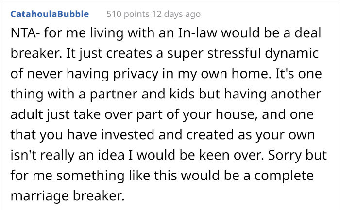 “Am I The [Jerk] For Not Giving Up My “Man Cave” To Accommodate My Mother-In-Law?”