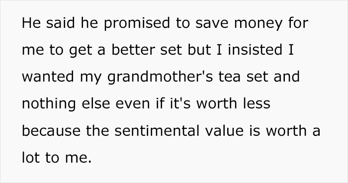 Husband Sells His Wife's Antique Tea Set For $300, Justifying He Needed The Money For His Nephew, She Sells His Xbox To Buy It Back