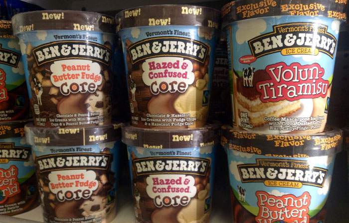 Ben & Jerry ice cream