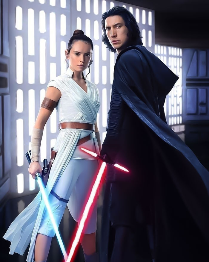 Kylo Ren & Rey