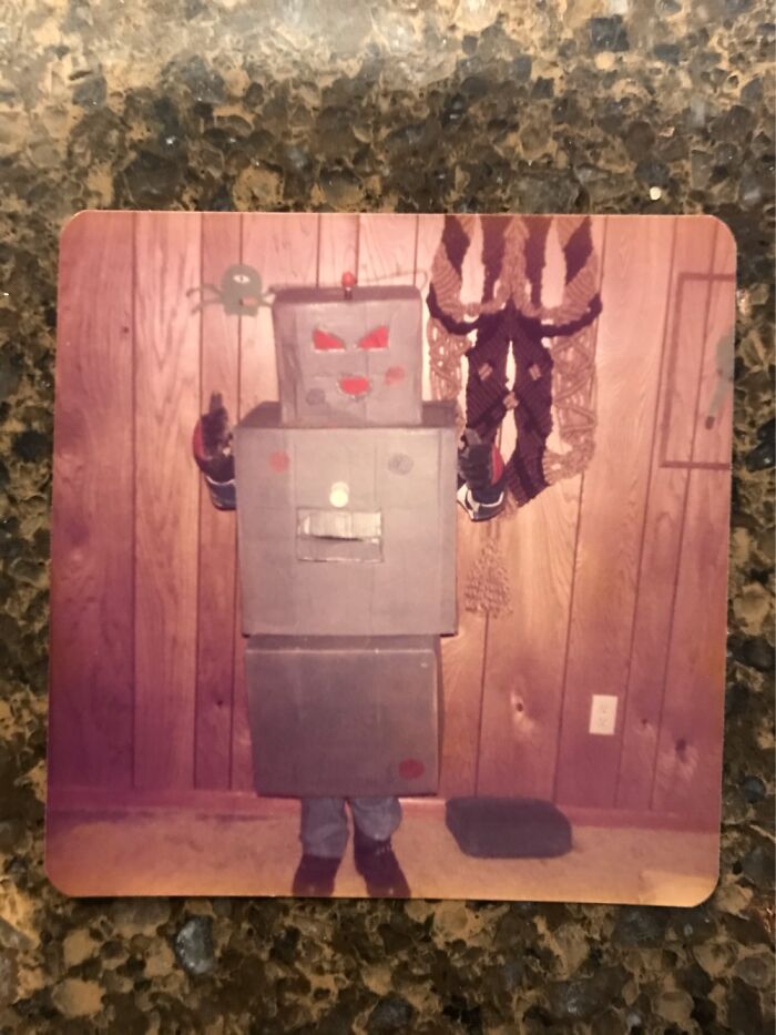 Box Robot At 10 Years Old. I Want To Redo It At 53
