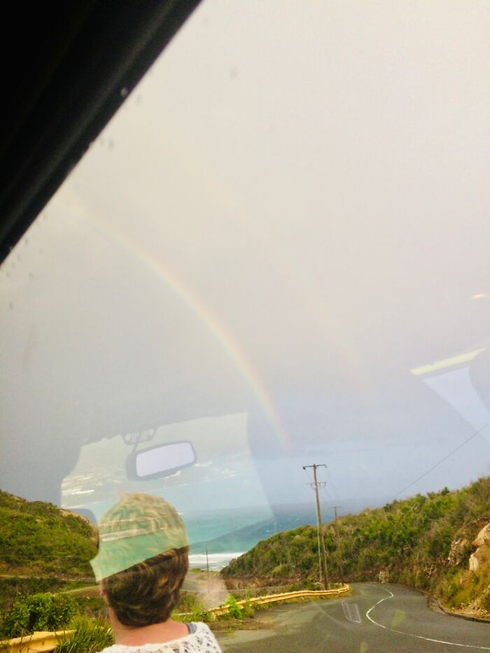 British Virgin Islands, With A Barely-Visible Double Rainbow, February 2018