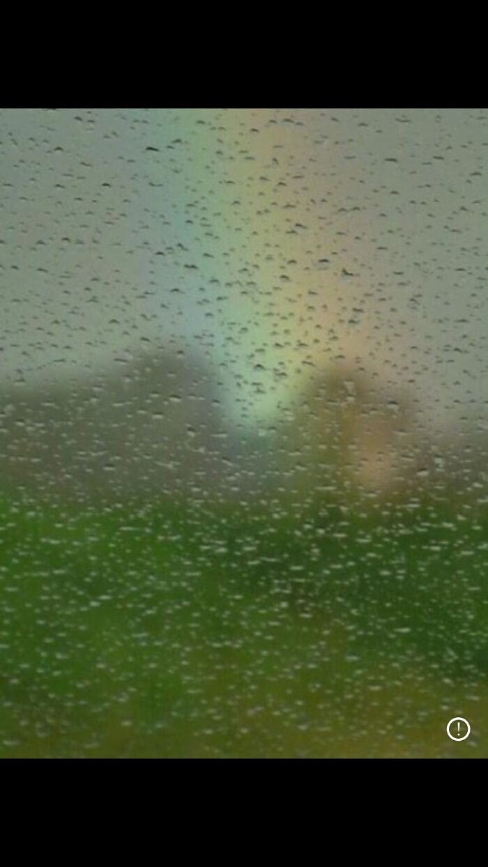 Rainbow With Rain