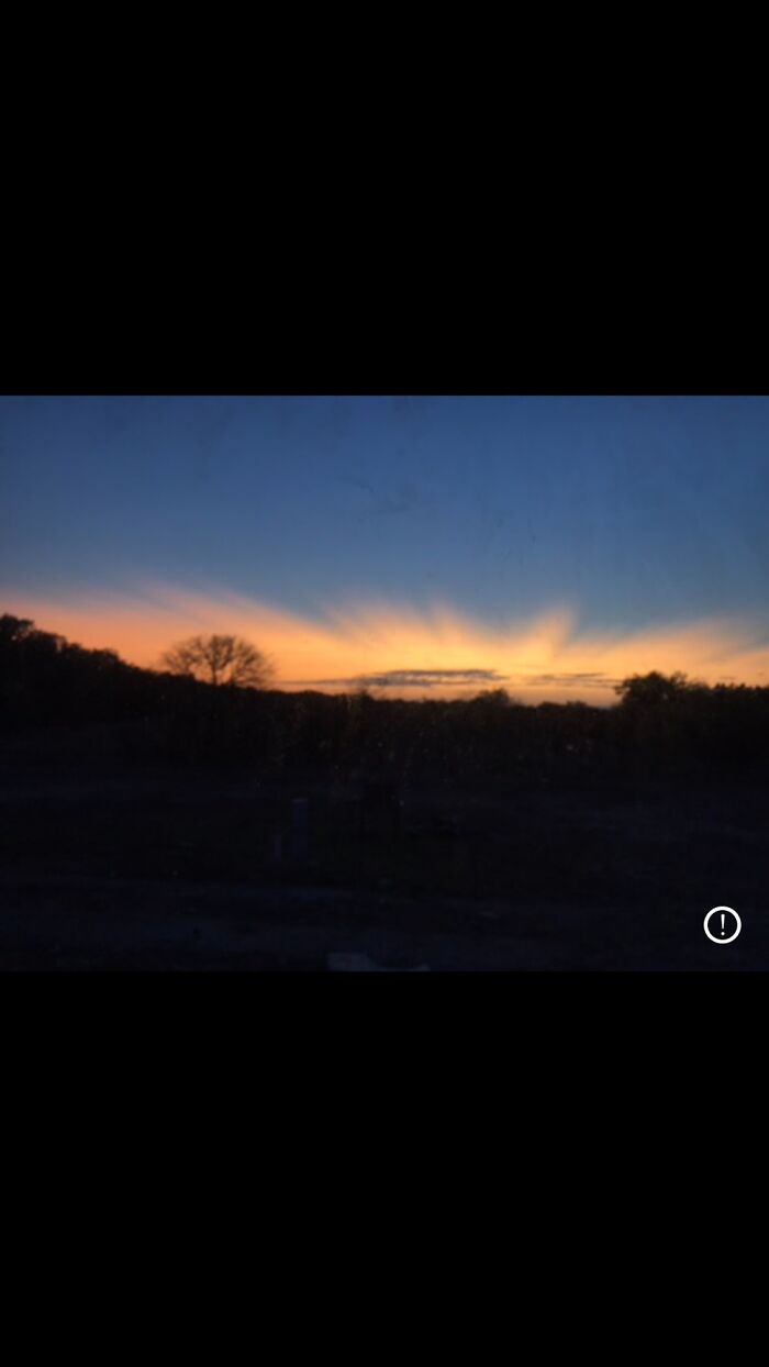 Crepuscular Rays Over Texas