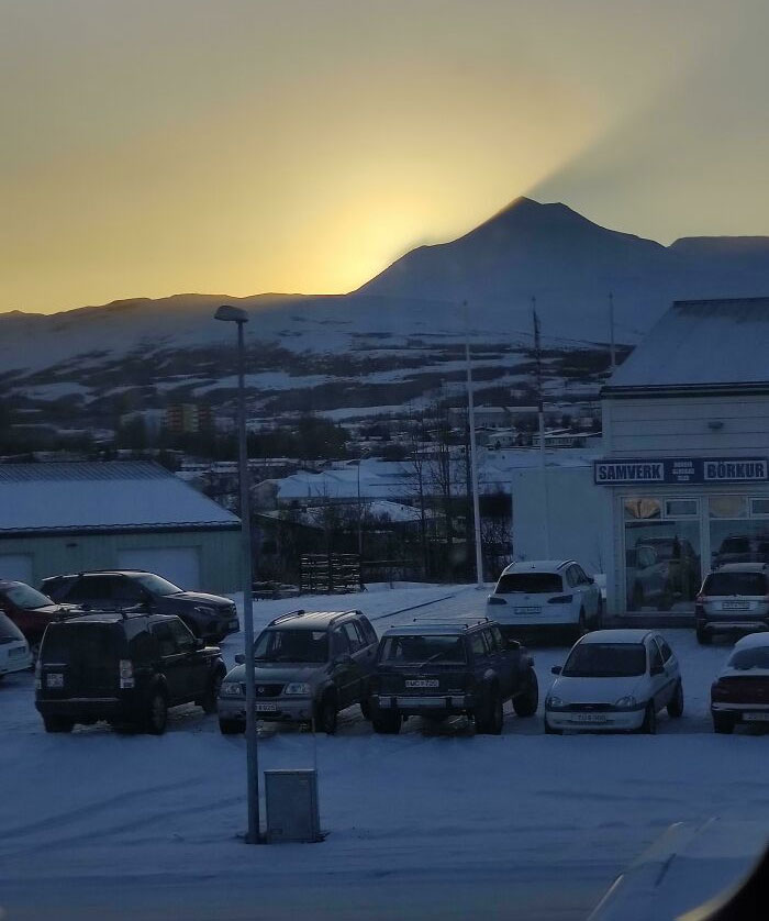 In Winter The Sun Sets At 2:00 PM In Iceland
