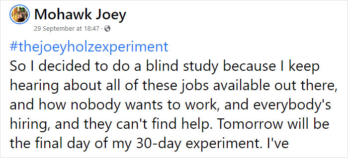 Guy Applies To 60 Places 'Desperately' Looking For Workers And Only Gets 1 Interview