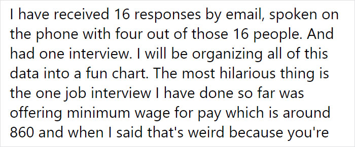 Guy Applies To 60 Places That Said They Were Hiring, Only Gets 1 Interview, Shares How Something Doesn't Add Up Guy Applies To 60 Places That Said They Were Hiring, Only Gets 1 Interview, Shares How Something Doesn't Add Up