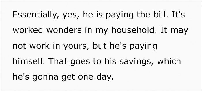 “He Has His Rent, Electricity For His Room, And Internet": Mom Charges Her 7-Year-Old Rent And Bills, Divides The Internet “He Has His Rent, Electricity For His Room, And Internet": Mom Charges Her 7-Year-Old Rent And Bills, Divides The Internet
