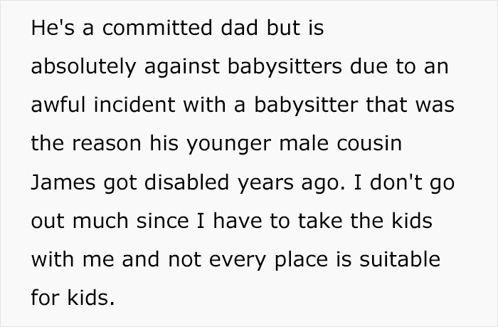 “Entitled” Husband Insists His Wife Should Stay Home With The Kids So He Can Attend Her Brother’s Wedding “Entitled” Husband Insists His Wife Should Stay Home With The Kids So He Can Attend Her Brother’s Wedding