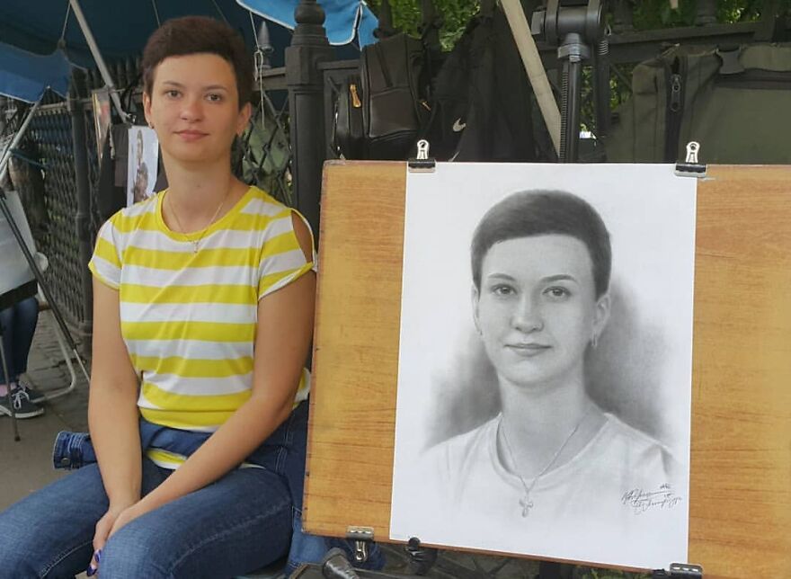 Russian Street Artist Draws Amazing Lifelike Portraits In Less Than An Hour(112 New Pics)