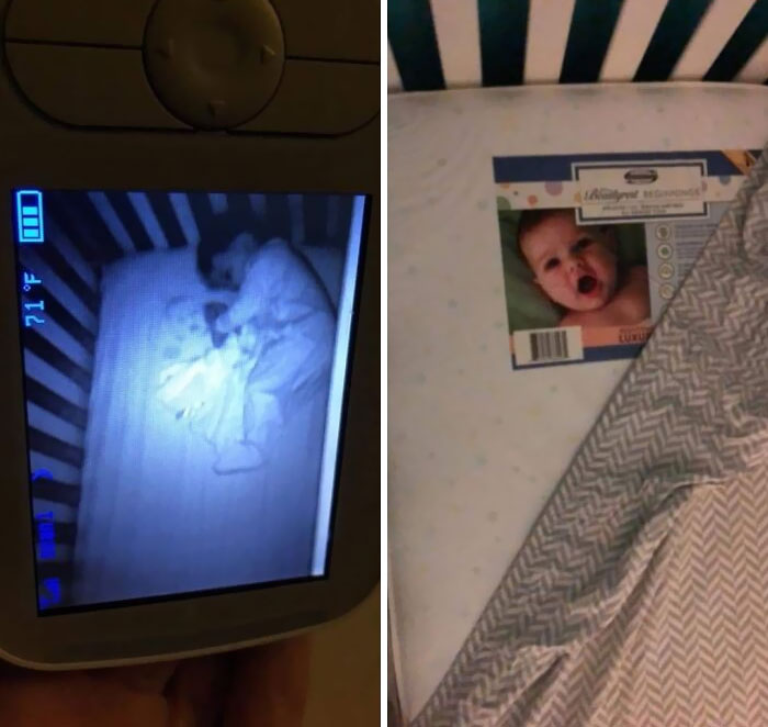 Wife’s Friend Was Convinced There Was Ghost Baby In Her Daughter’s Crib. Turns Out Dad Forgot To Remove The Mattress Sticker.