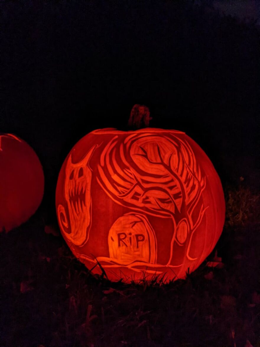 My Halloween Pumpkins From The Past Few Years