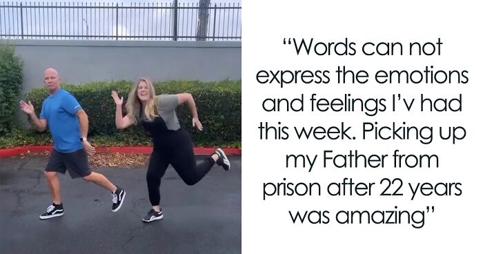 Dad Comes Back From Prison After 22 Years And Goes Viral After Daughter Does A Happy Dance With Him For A TikTok