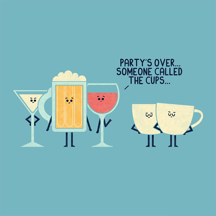 My 30 Illustrations That Show The Undiscovered Life Of Drinks