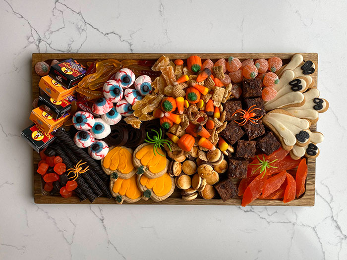 My Wife Made A Halloween Candy "Charcuterie" Board For A Pumpkin Carving Party