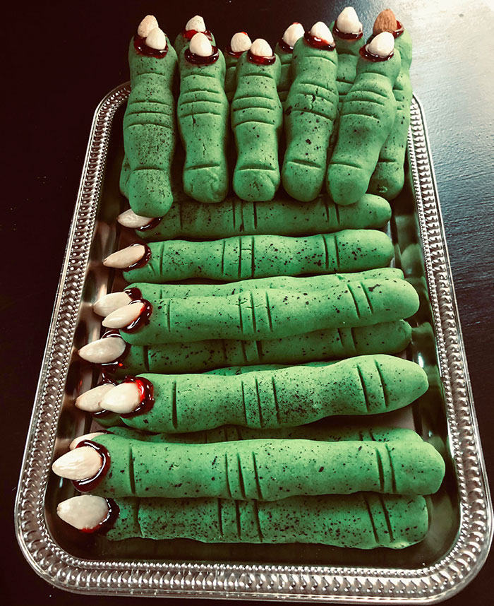 Made Some Spooky Witch Finger Cookies