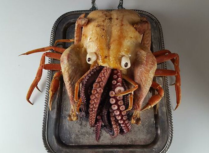 Halloween Turkstrocity (Octopus, Turkey And Snow Crab)