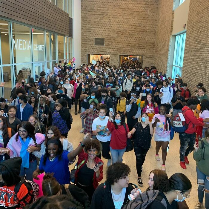 High School Students In Texas Stage A Massive Walkout After A Trans Girl Is Banned From Girls' Locker Room
